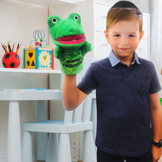 Passover Frog Hand Puppet - Plush