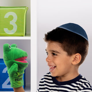Passover Frog Hand Puppet - Plush