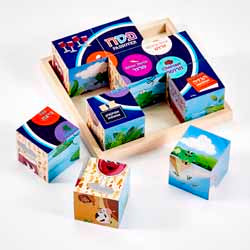 Passover 6 in 1 Puzzle, 9 Wood Blocks