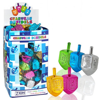 Multi-Colored Metallic Dreidels