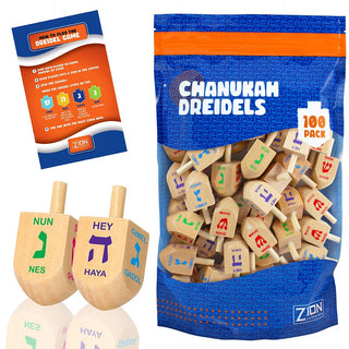 Natural Wood Dreidels
