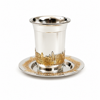 Kiddush Cup & Tray