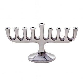 Aluminum Sleek Modern Menorah