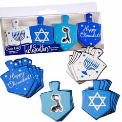 Chanukah Tablescatters, 20 Foiled Dreidels