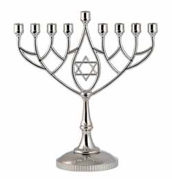 Classic Geometric Menorah.