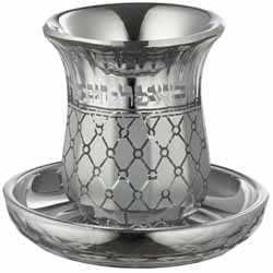 Crystal Kiddush Cup 9 cm