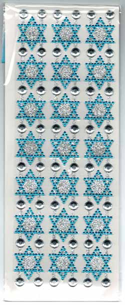 Star of David Diamond Stickers