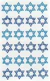 Star of David Diamante Stickers